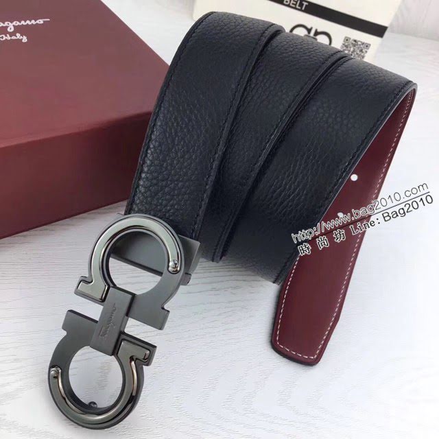 菲拉格慕男士皮帶 Ferragamo雙面牛皮腰帶  jjp2128